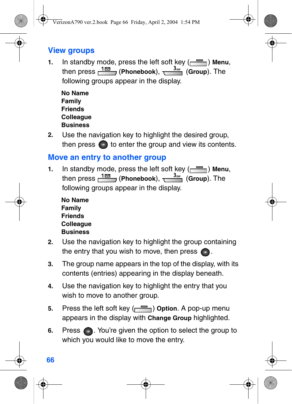 Samsung A790 User Manual | Page 74 / 226