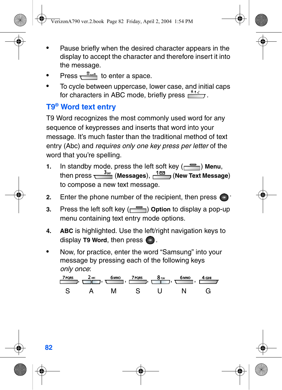 Samsung A790 User Manual | Page 90 / 226