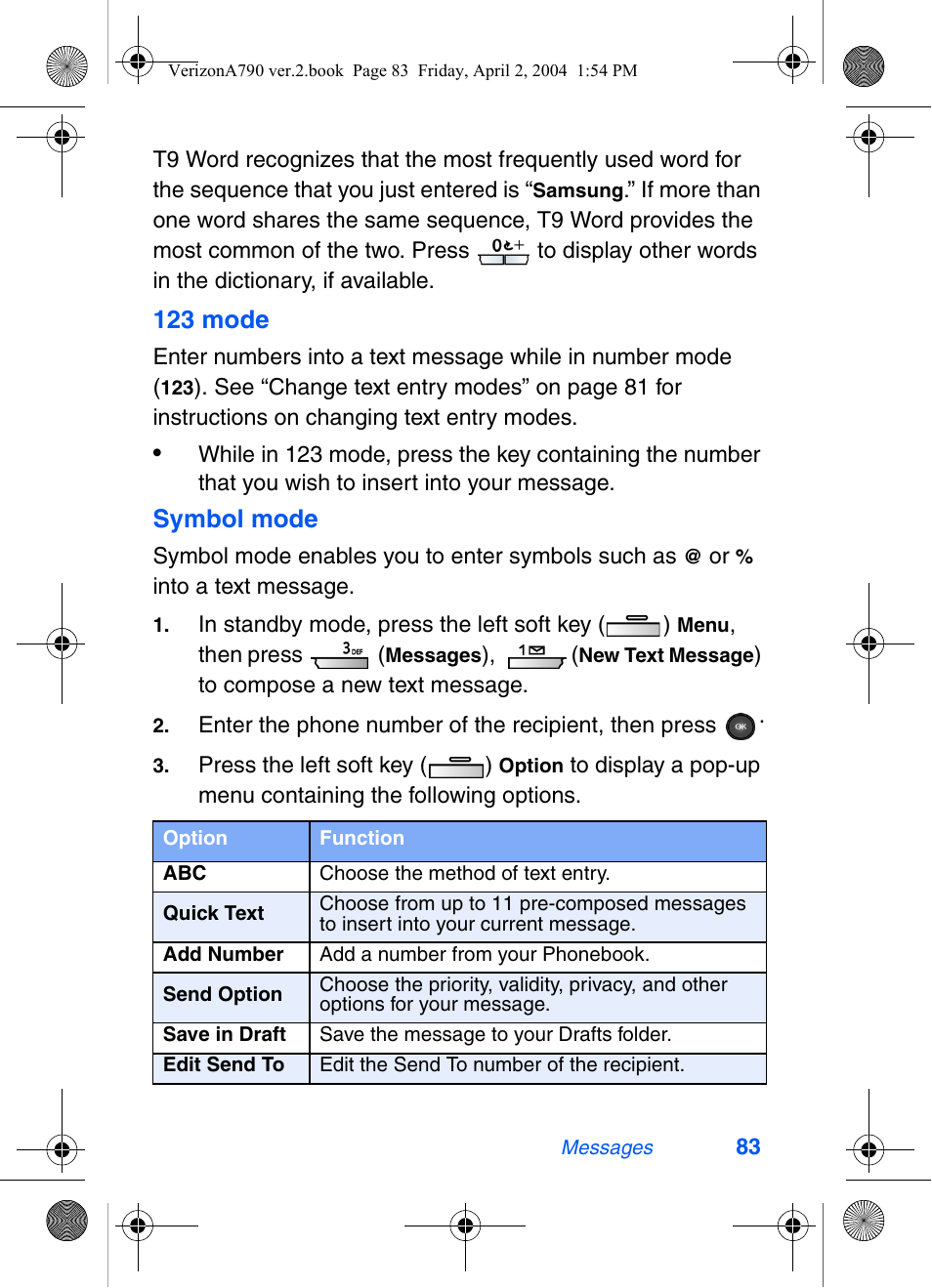 Samsung A790 User Manual | Page 91 / 226