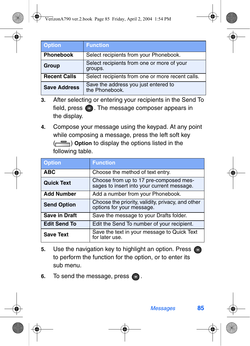 Samsung A790 User Manual | Page 93 / 226