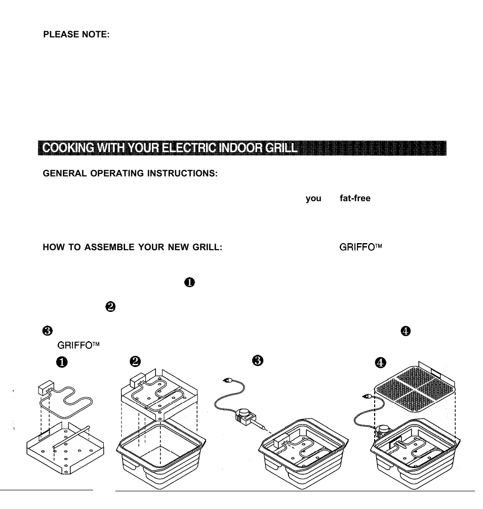 Sunbeam Electric Indoor Grills User Manual | Page 3 / 8