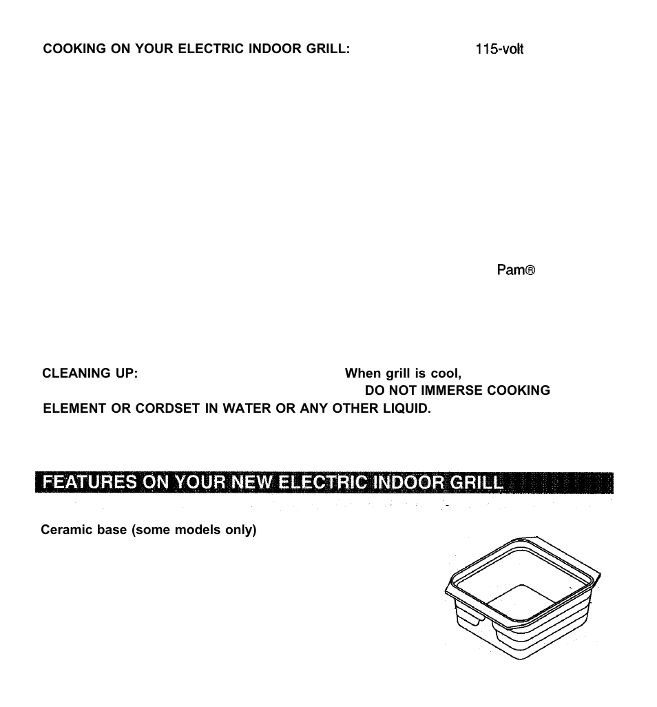 Sunbeam Electric Indoor Grills User Manual | Page 4 / 8