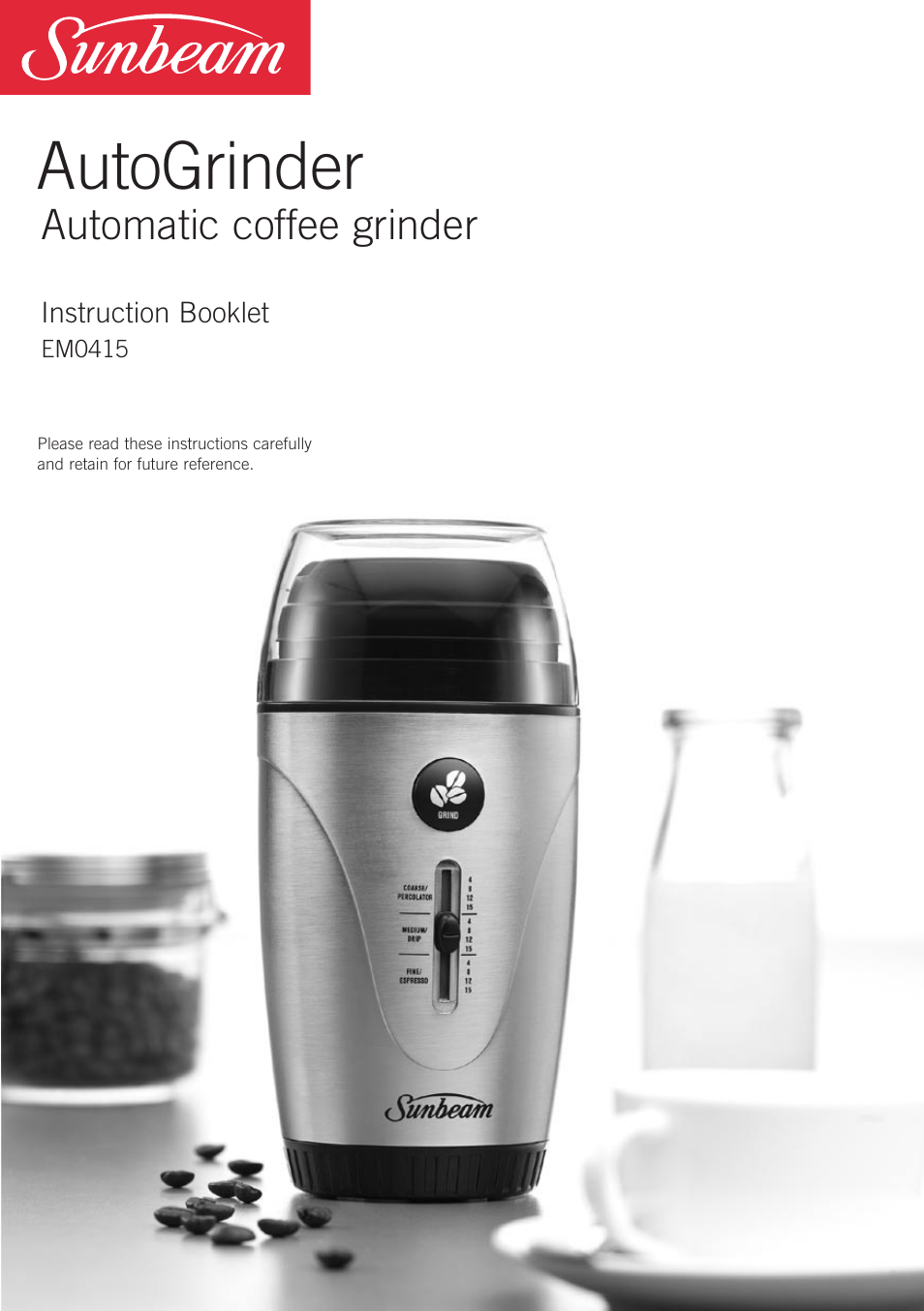 Sunbeam EM0415 User Manual | 10 pages