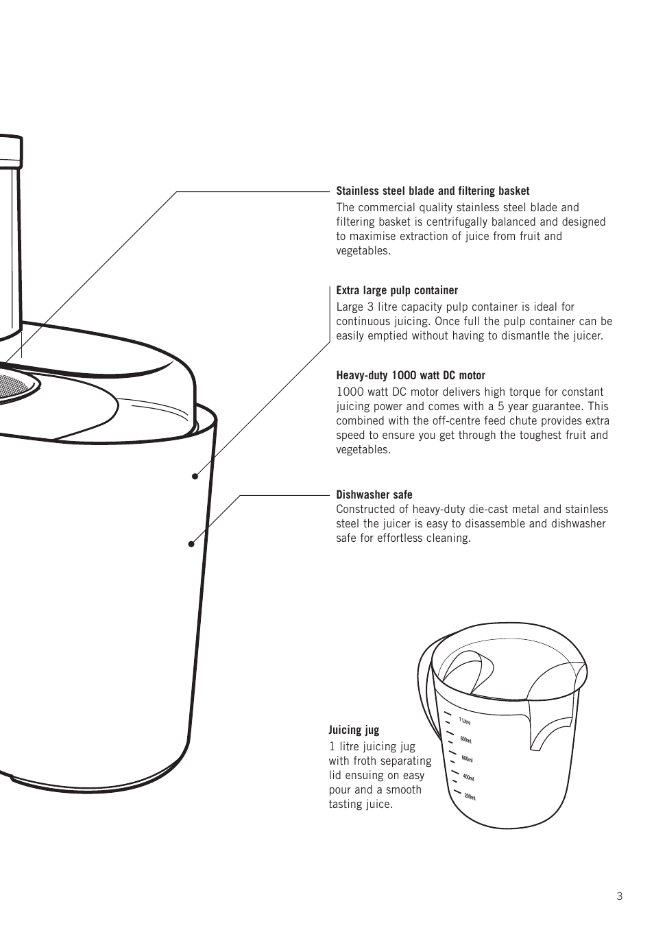Sunbeam JE8500 User Manual | Page 5 / 21