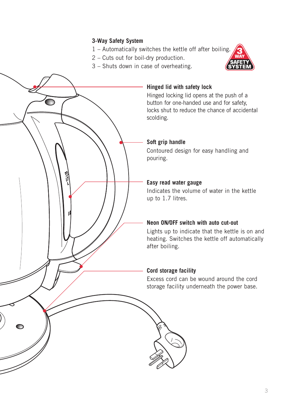 Sunbeam KE7600B User Manual | Page 5 / 10