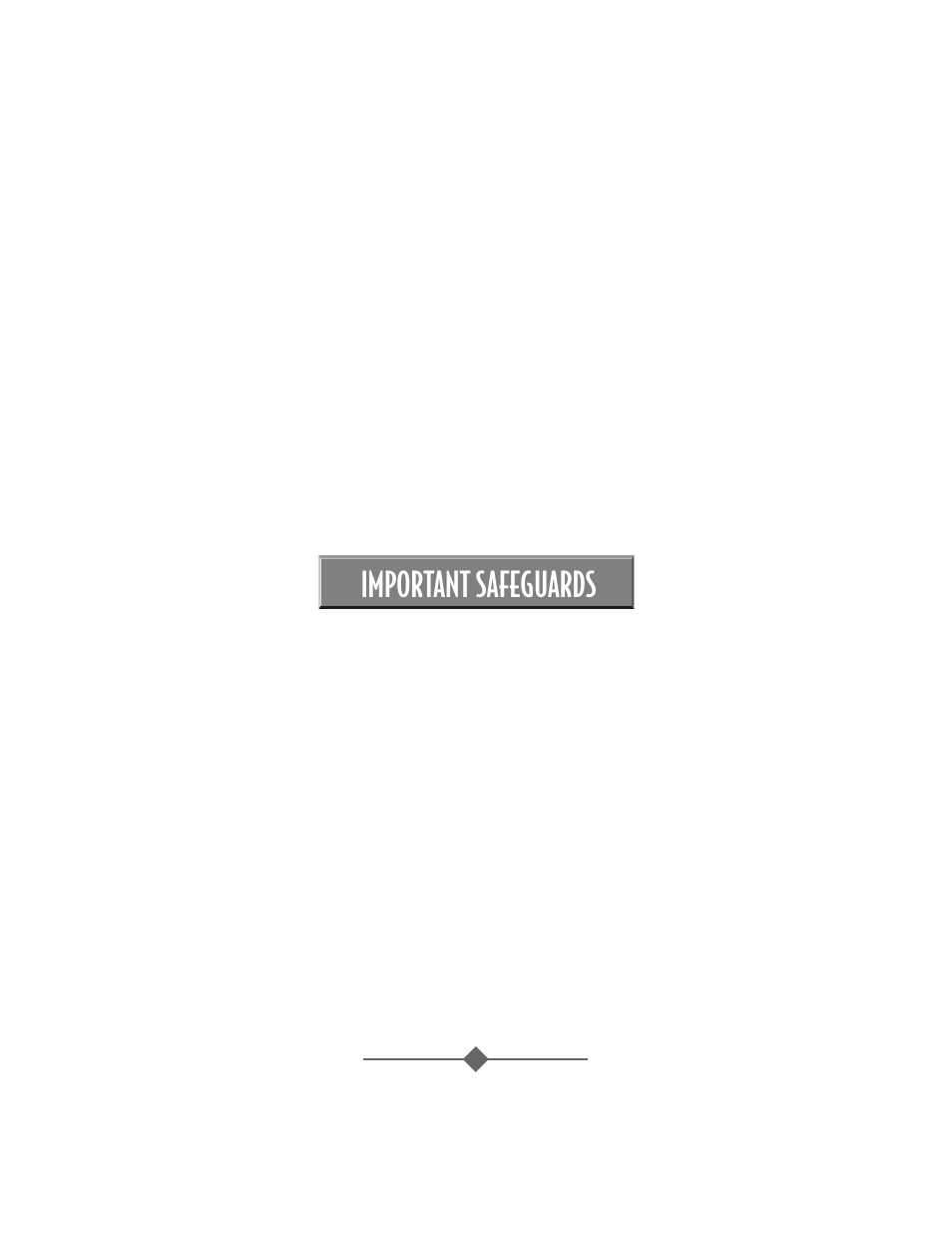 Important safeguards | Sunbeam 2484 User Manual | Page 2 / 32