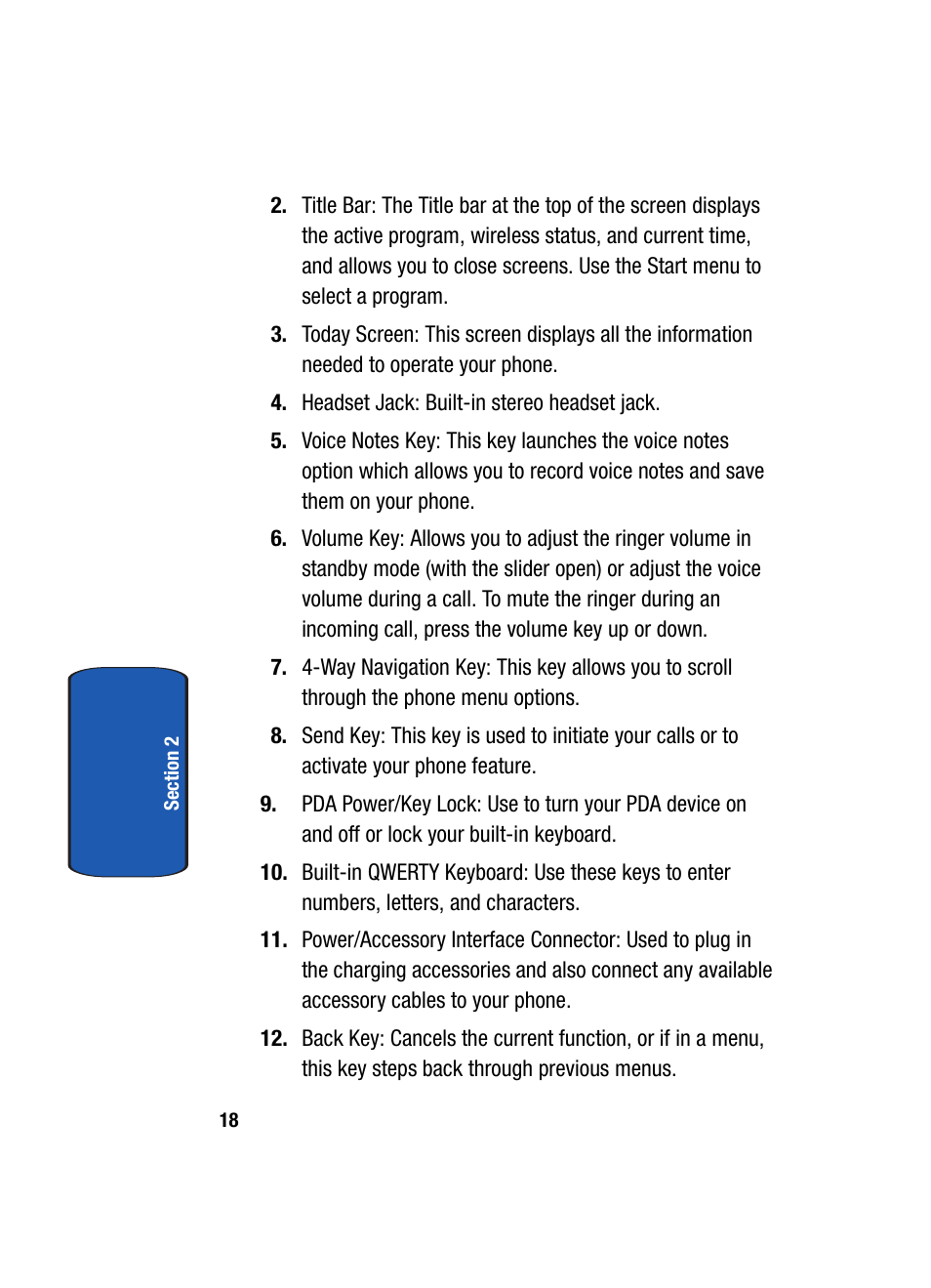 Samsung SCH i830 User Manual | Page 18 / 224