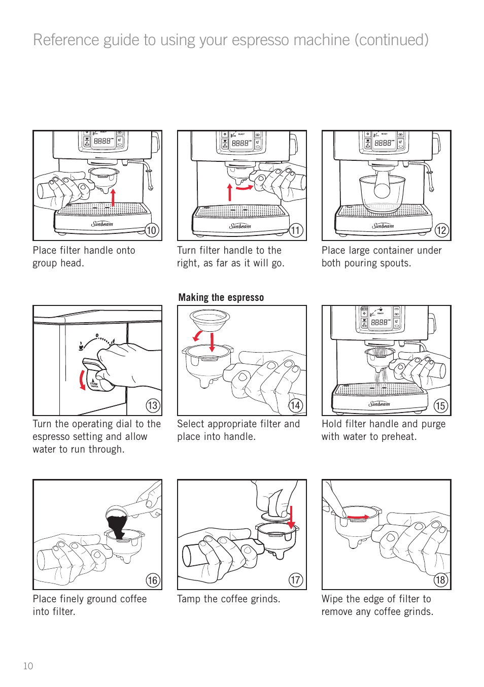Sunbeam EM5600 User Manual | Page 12 / 32
