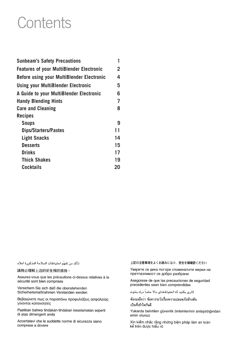 Sunbeam PB7900 User Manual | Page 2 / 27