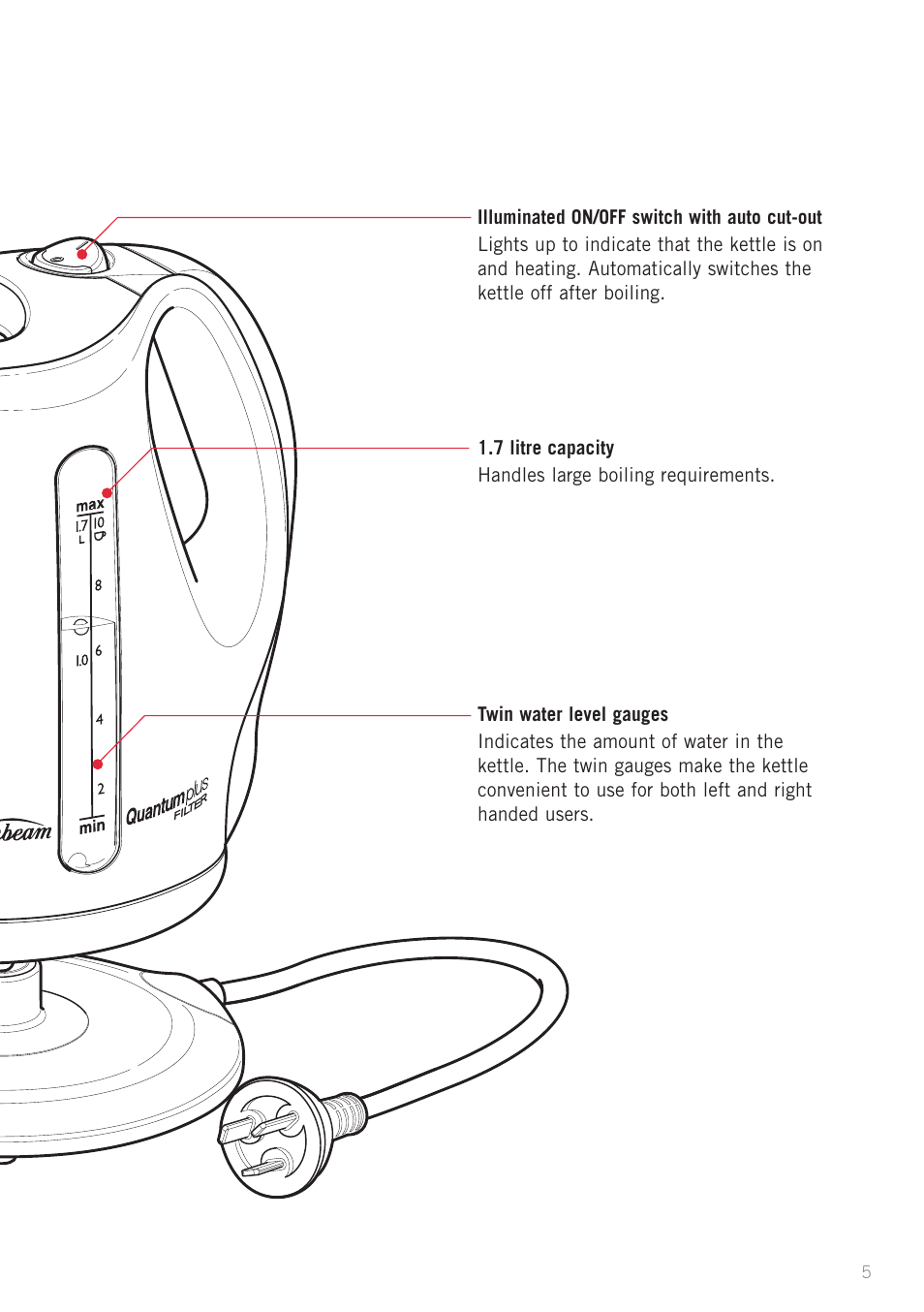 Sunbeam KE3560 User Manual | Page 7 / 12