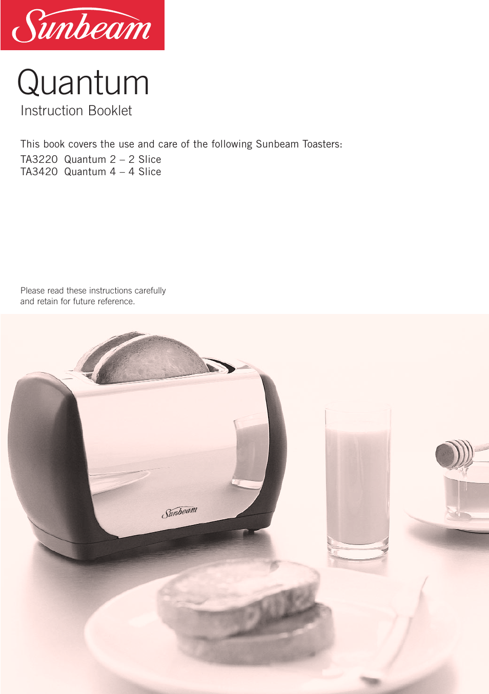 Sunbeam TA3420 User Manual | 10 pages