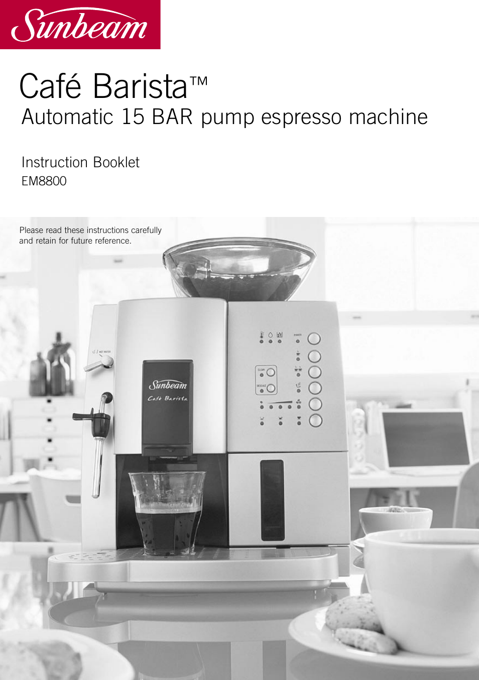 Sunbeam EM8800 User Manual | 46 pages