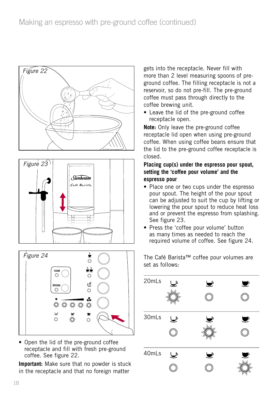 Sunbeam EM8800 User Manual | Page 20 / 46