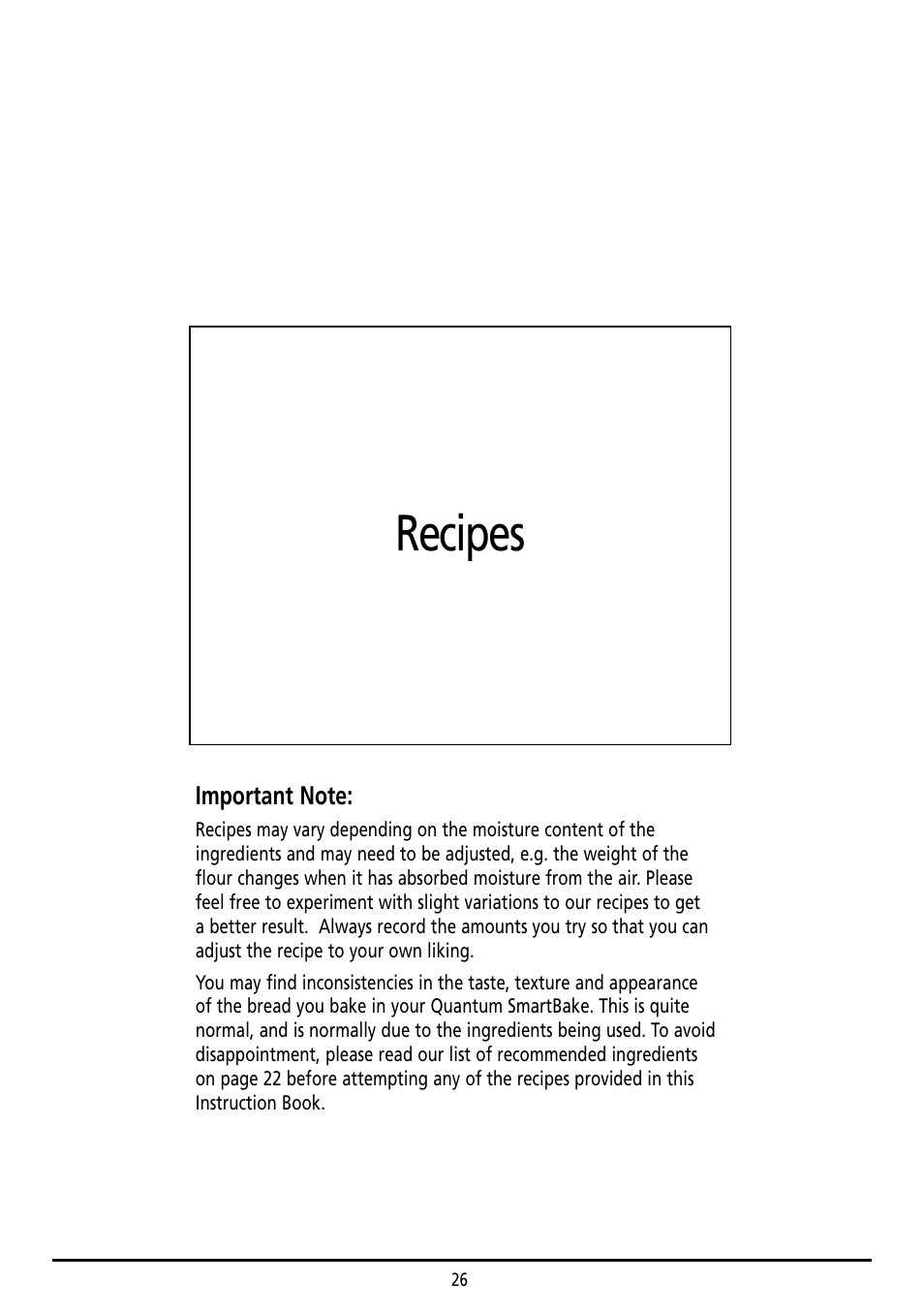 Recipes | Sunbeam BM7800 User Manual | Page 26 / 80