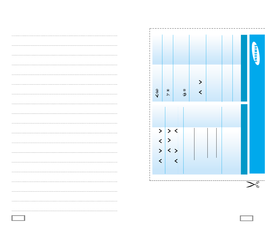 Sch-a101 quick reference card | Samsung SCH-A101 User Manual | Page 39 / 40