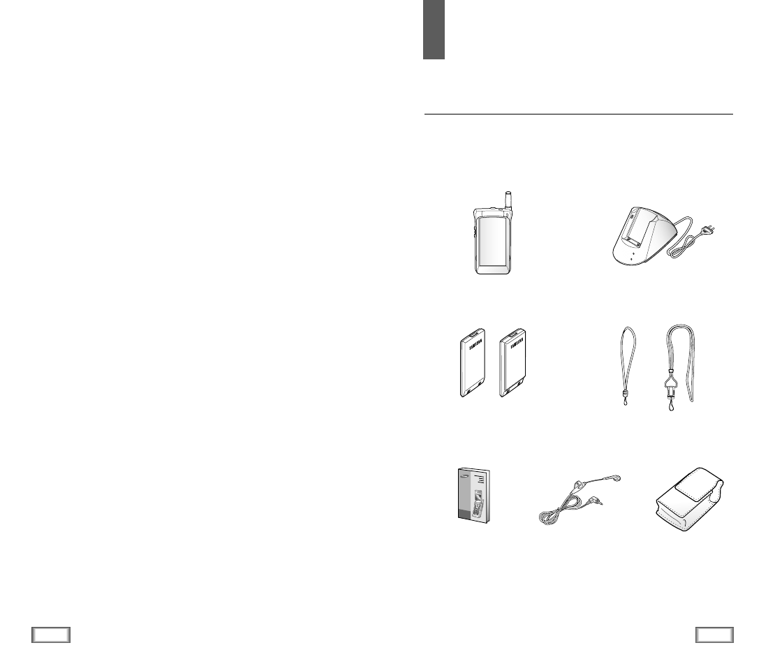 Getting started, Unpacking | Samsung SCH-A101 User Manual | Page 5 / 40