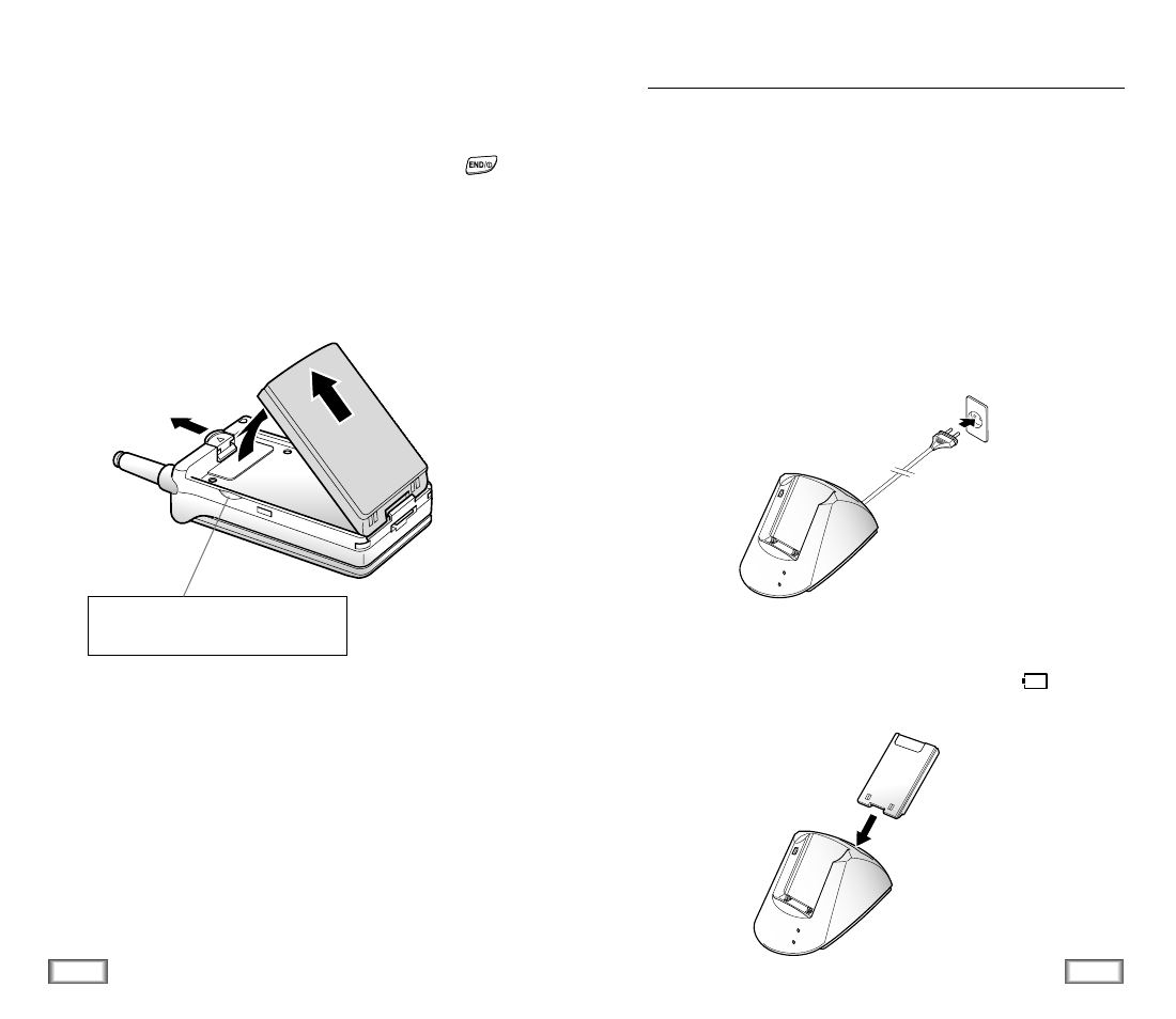 Charging a battery | Samsung SCH-A101 User Manual | Page 8 / 40