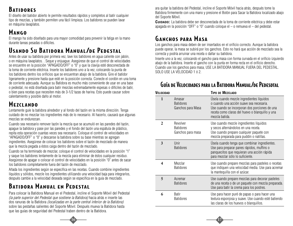 Sunbeam 2372 User Manual | Page 16 / 28