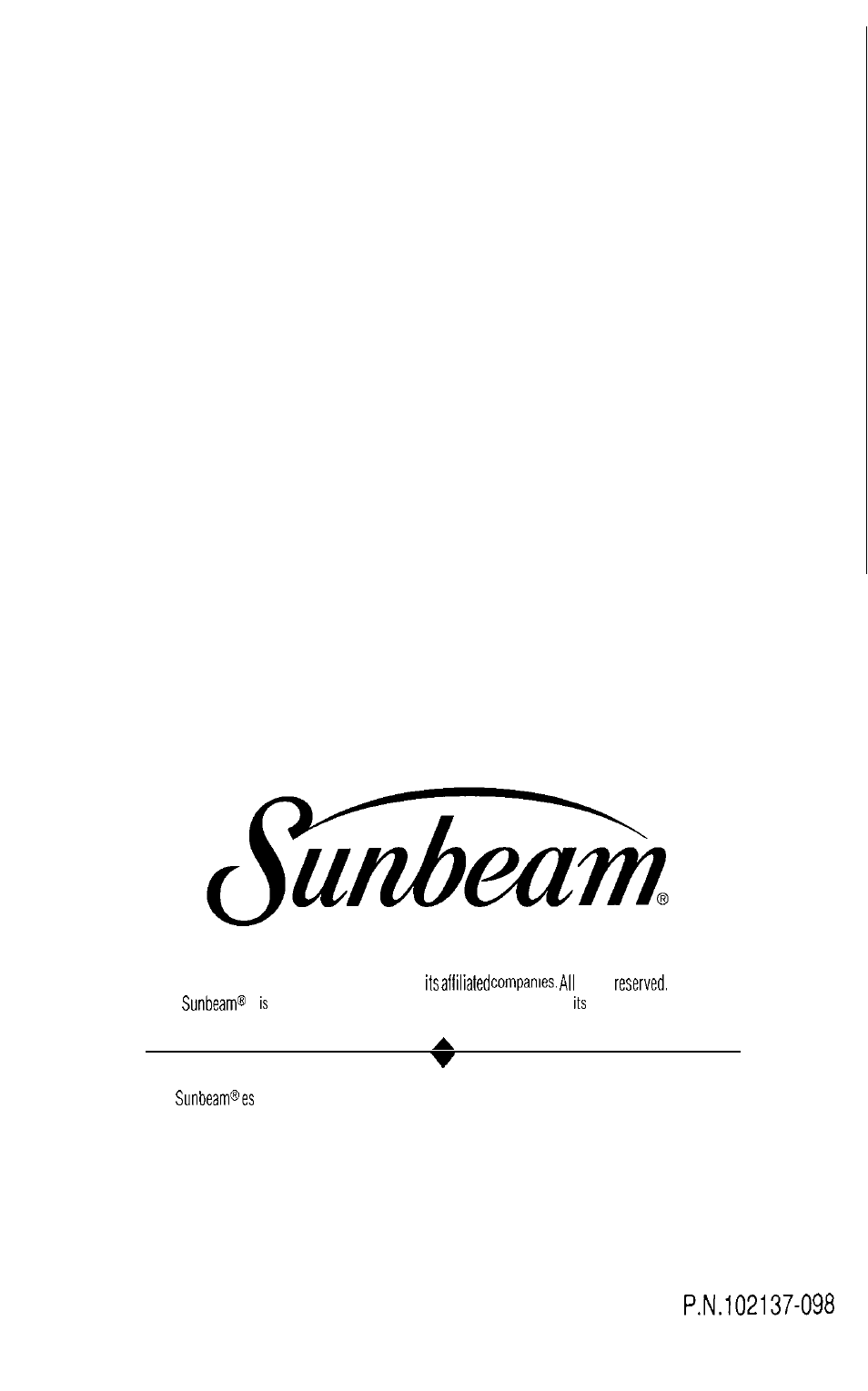 Sunbeam 3856-1 User Manual | Page 28 / 28