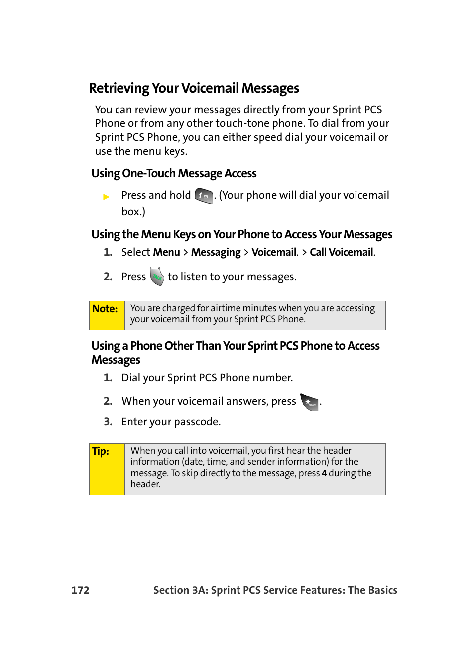 Retrieving your voicemail messages | Samsung A920 User Manual | Page 196 / 272