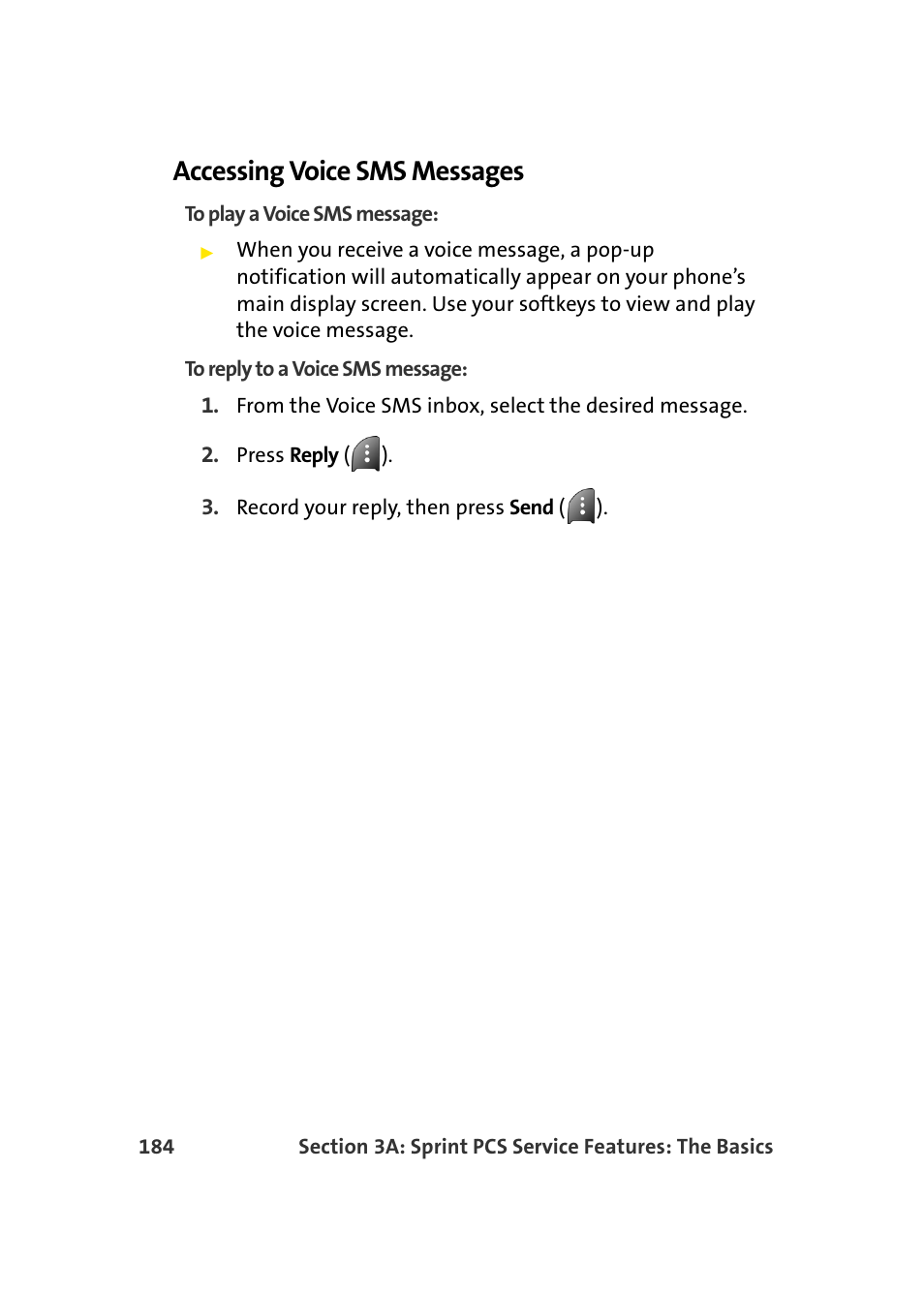 Accessing voice sms messages | Samsung A920 User Manual | Page 208 / 272