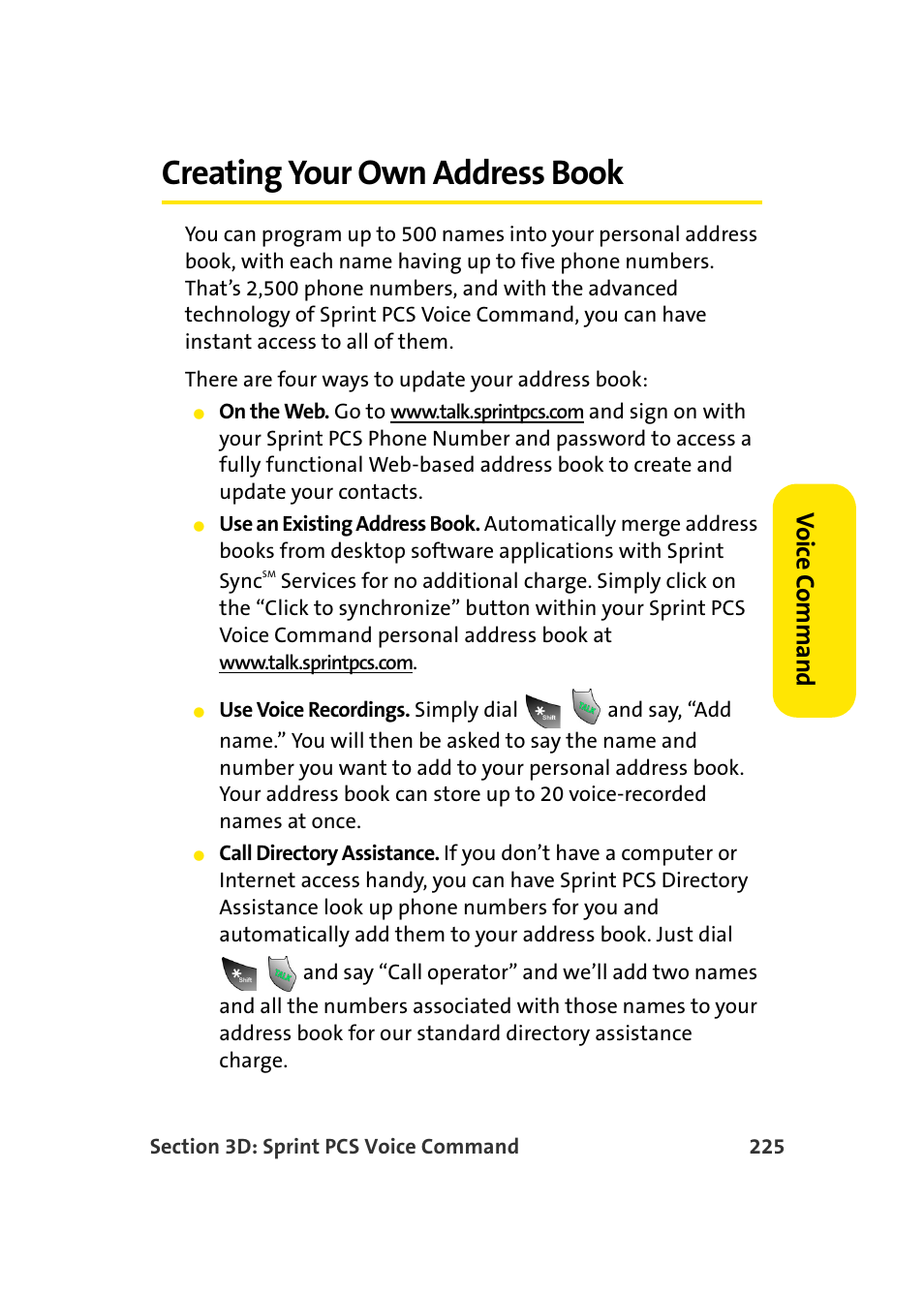 Creating your own address book | Samsung A920 User Manual | Page 249 / 272