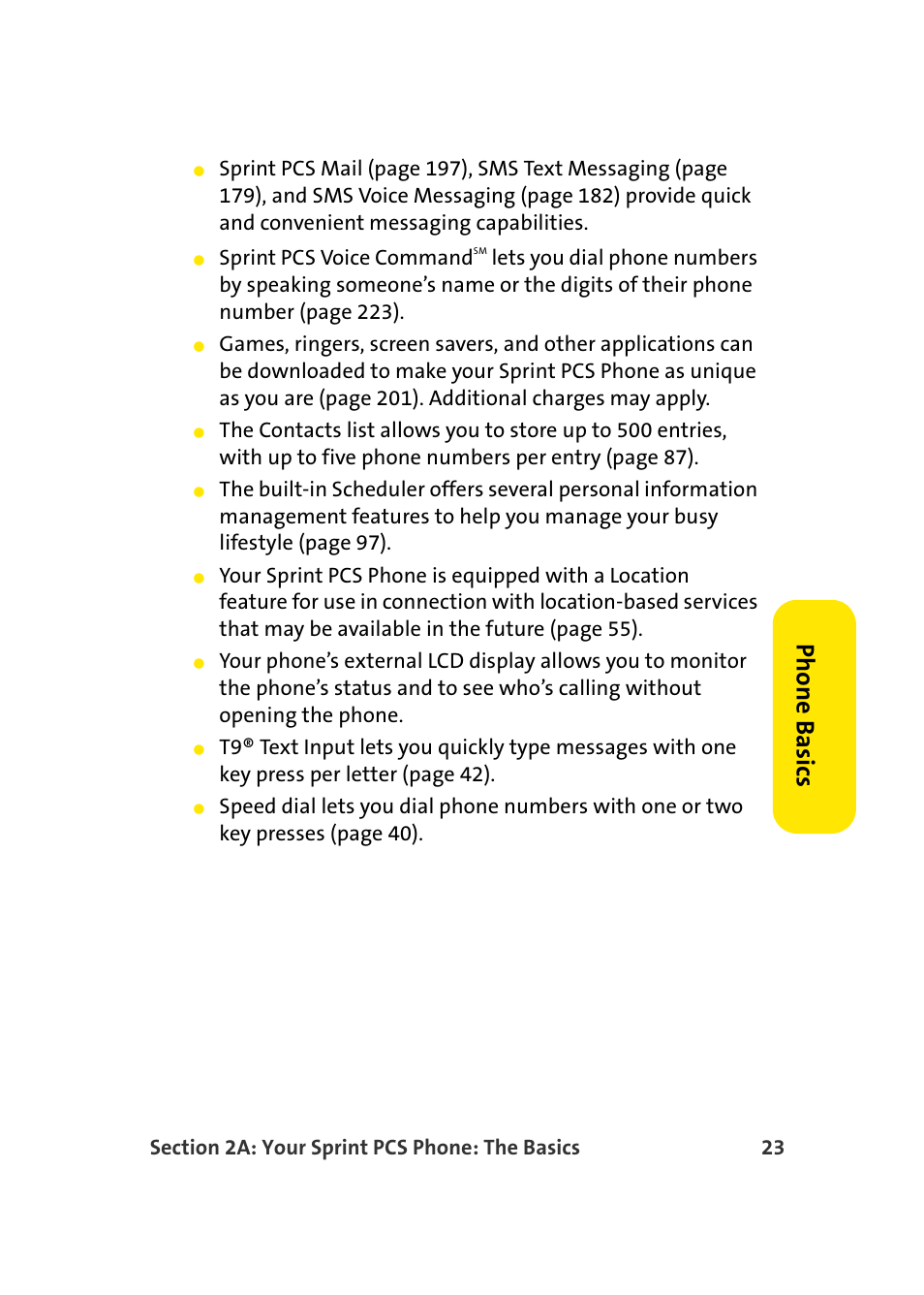 Pho n e ba sics | Samsung A920 User Manual | Page 47 / 272