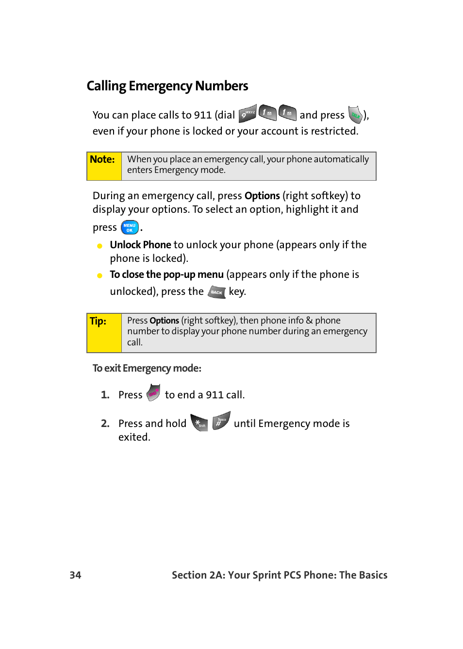 Calling emergency numbers | Samsung A920 User Manual | Page 58 / 272