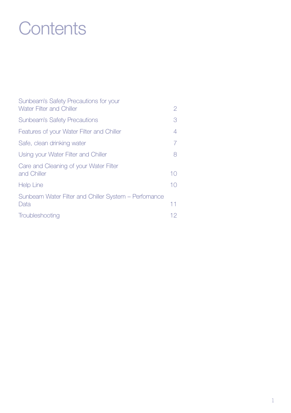 Sunbeam WF6500 User Manual | Page 3 / 16