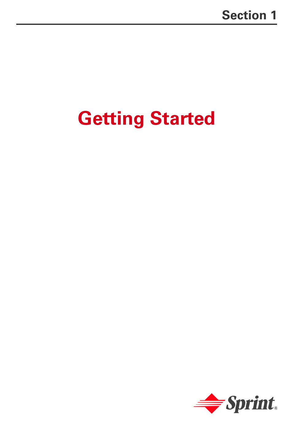 Getting started, Section 1: getting started | Samsung A840 User Manual | Page 13 / 273