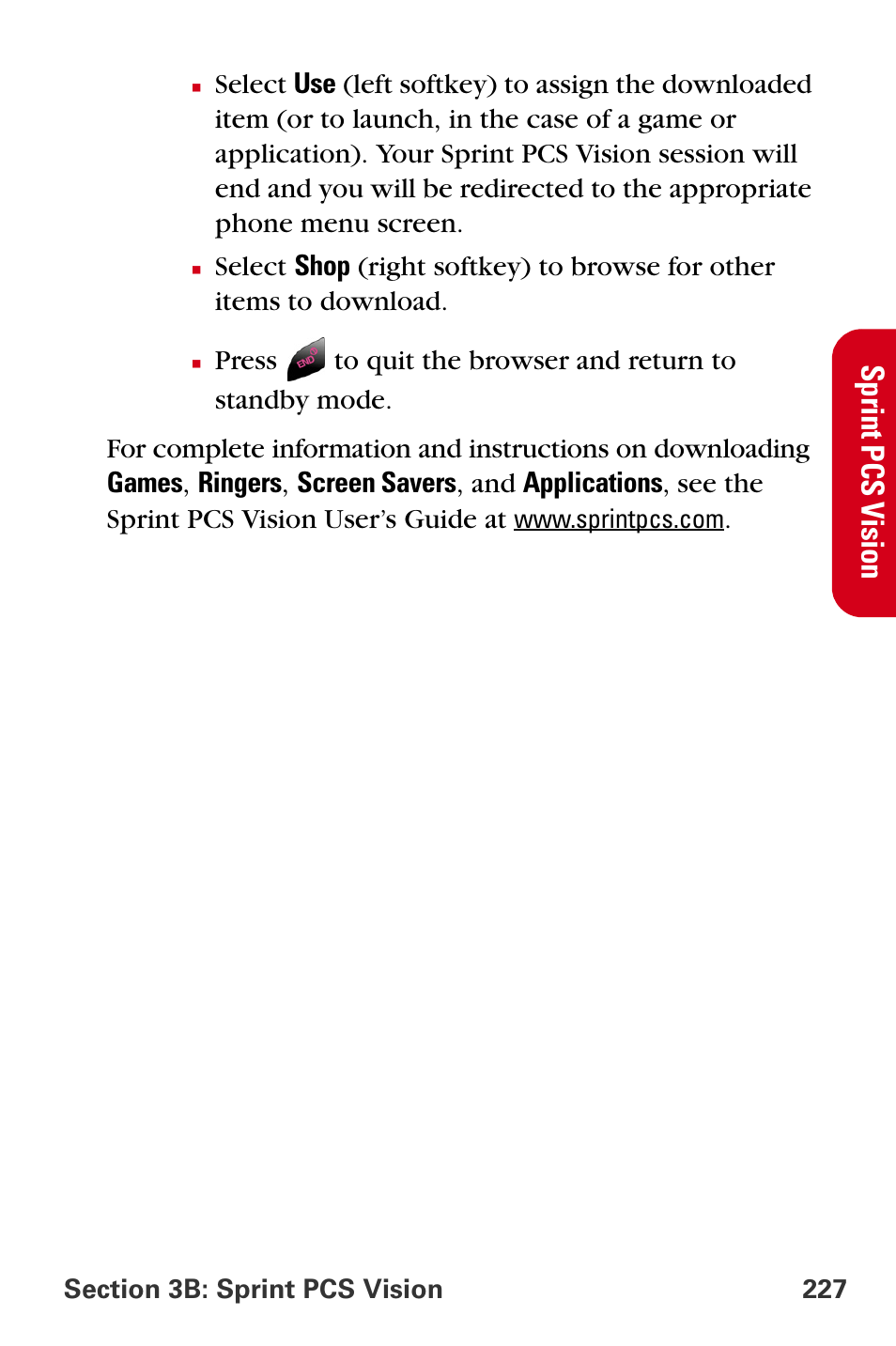 Sprint pc s v ision | Samsung A840 User Manual | Page 239 / 273