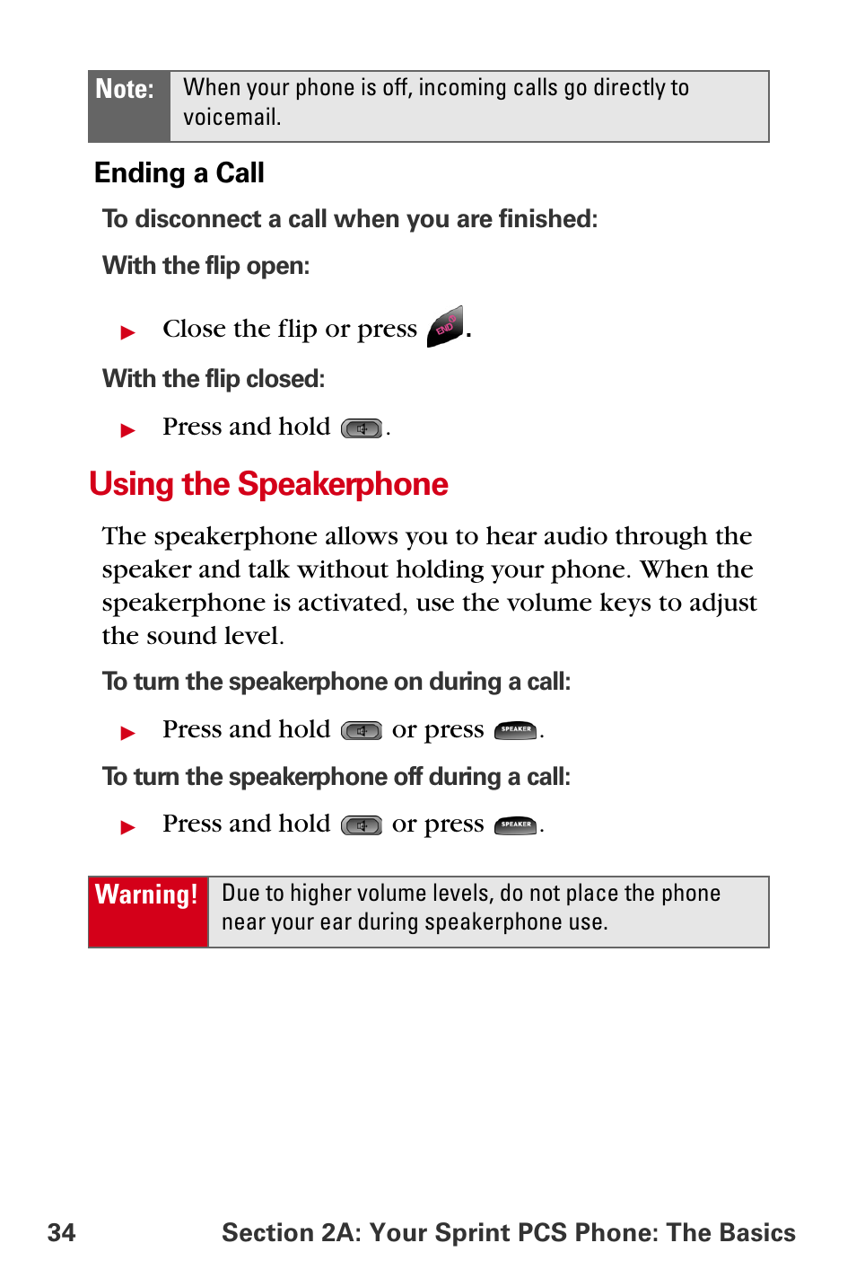 Using the speakerphone | Samsung A840 User Manual | Page 46 / 273