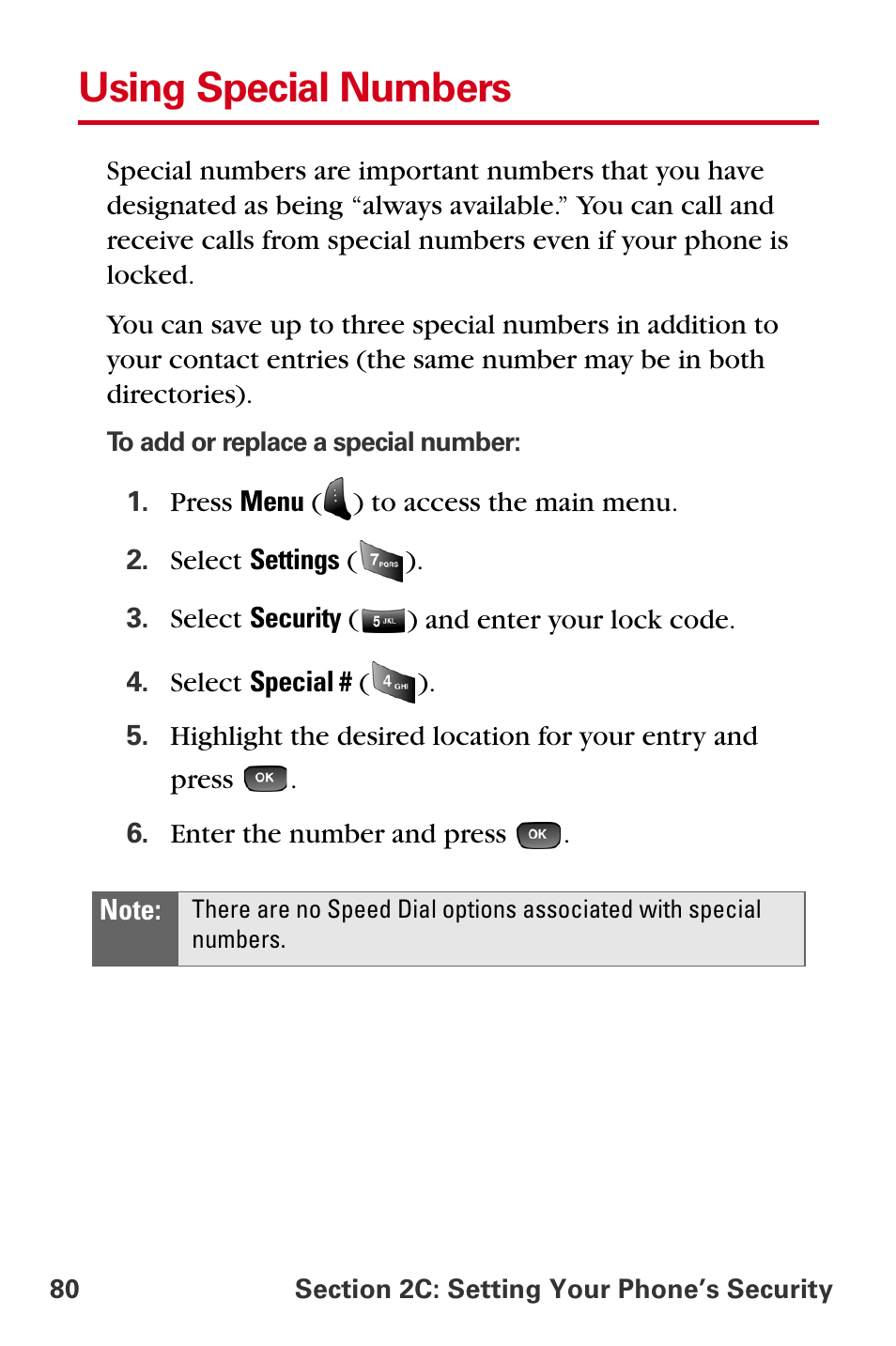 Using special numbers | Samsung A840 User Manual | Page 92 / 273