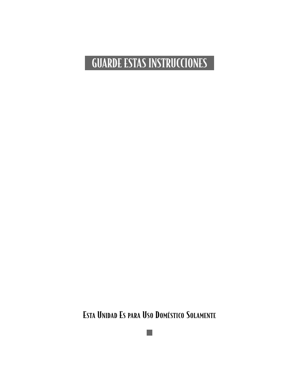 Guarde estas instrucciones | Sunbeam 3206 User Manual | Page 19 / 32