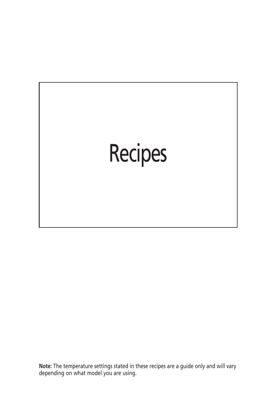 Recipes | Sunbeam FP8610 User Manual | Page 11 / 21
