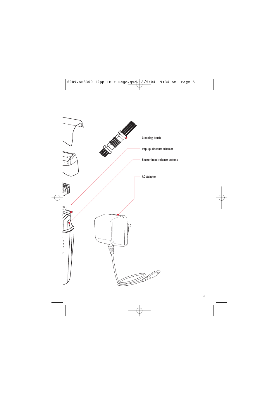 Sunbeam SH3300 User Manual | Page 5 / 12