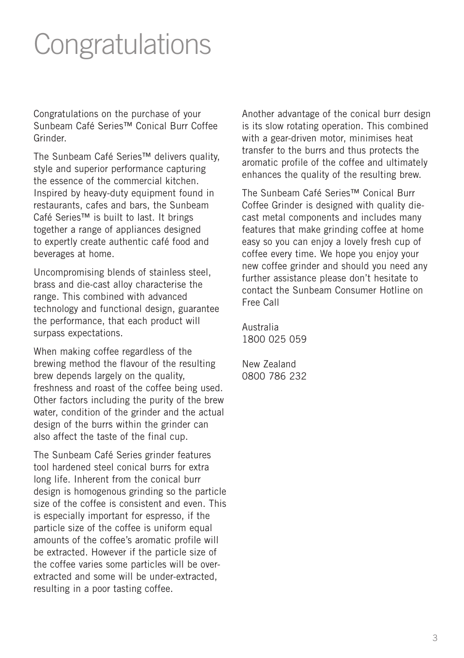 Sunbeam EM0480 User Manual | Page 5 / 16