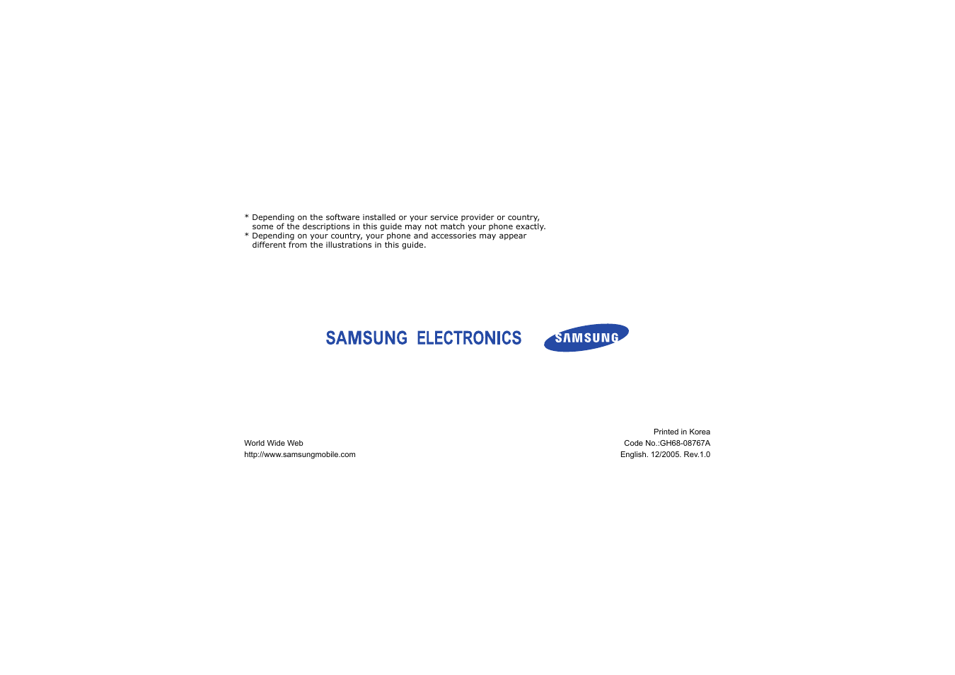 Samsung SCH-X969 User Manual | 54 pages