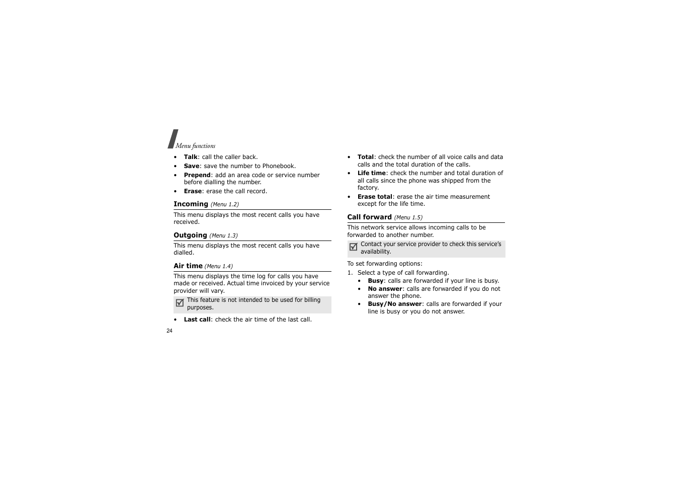 P.24 | Samsung SCH-X969 User Manual | Page 27 / 54