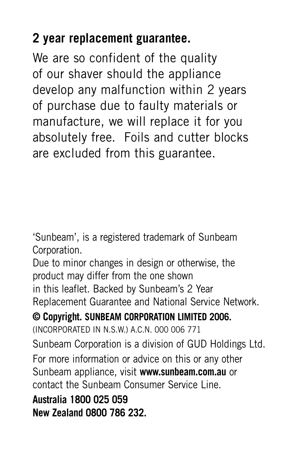 Sunbeam SH3200 User Manual | Page 13 / 14
