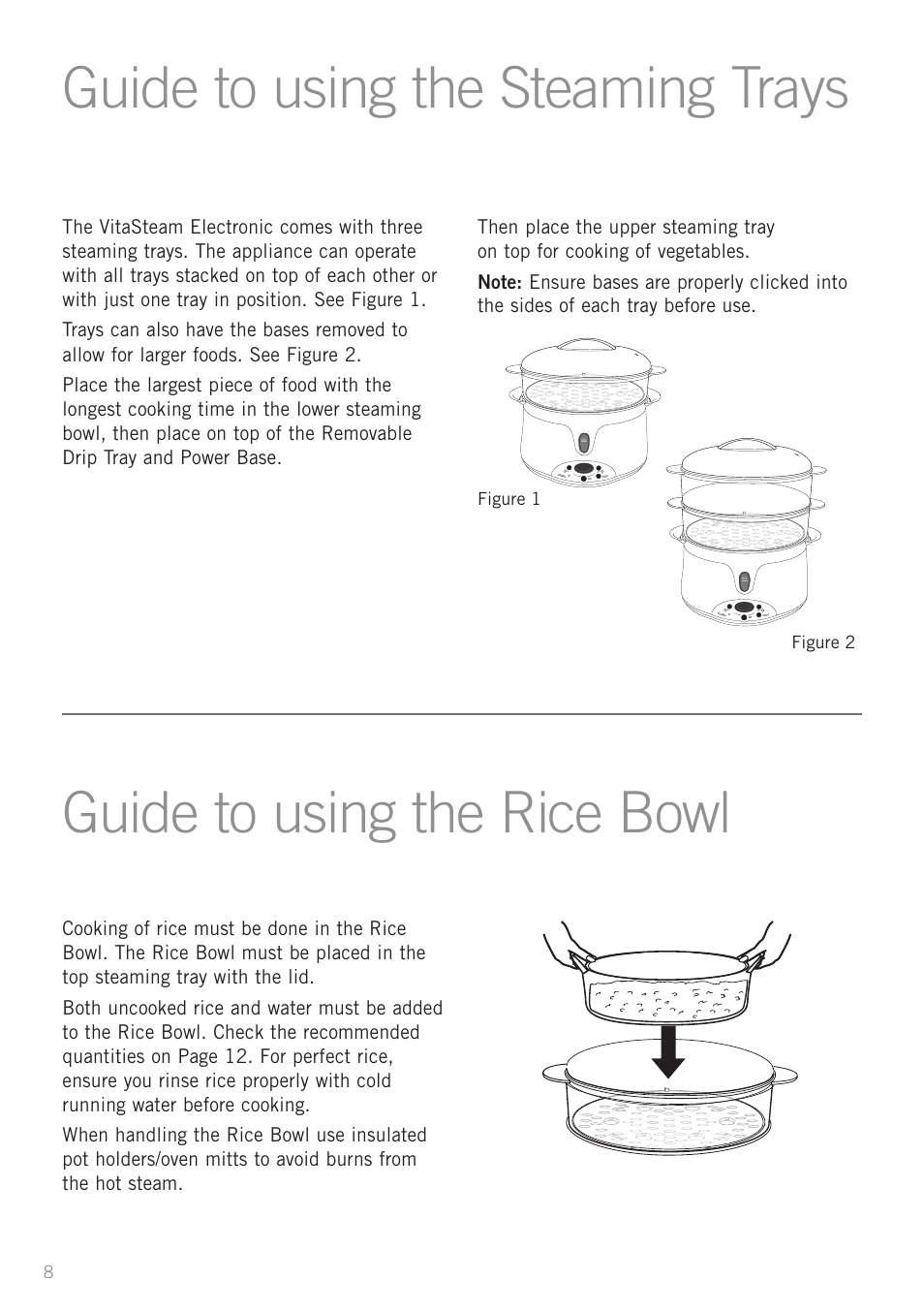 Figure 1 figure 2 | Sunbeam ST6810 User Manual | Page 10 / 28