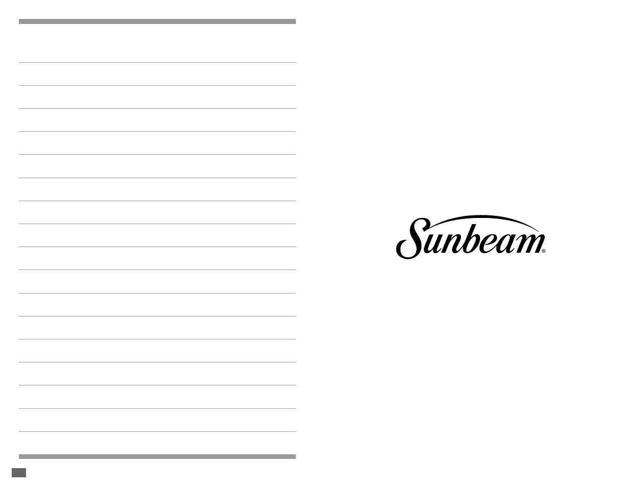 Notas | Sunbeam 3842 User Manual | Page 19 / 20