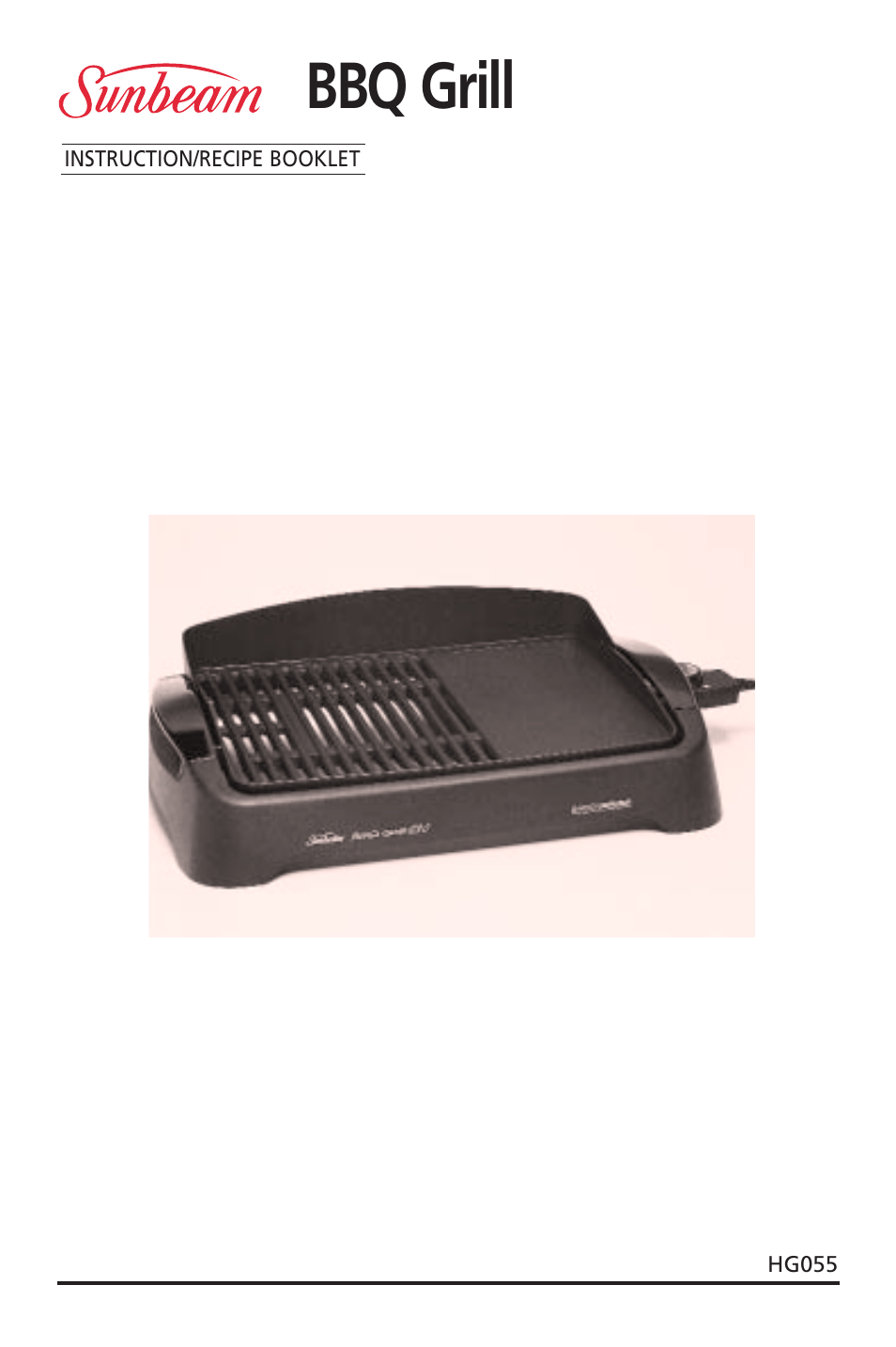 Sunbeam HG055 User Manual | 15 pages