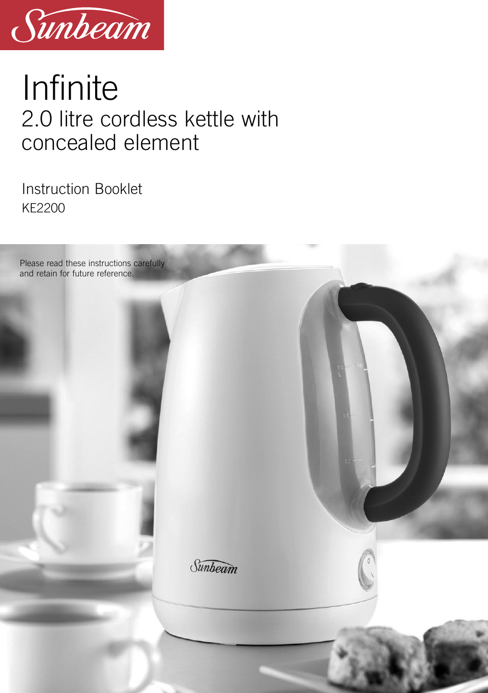 Sunbeam KE2200 User Manual | 10 pages