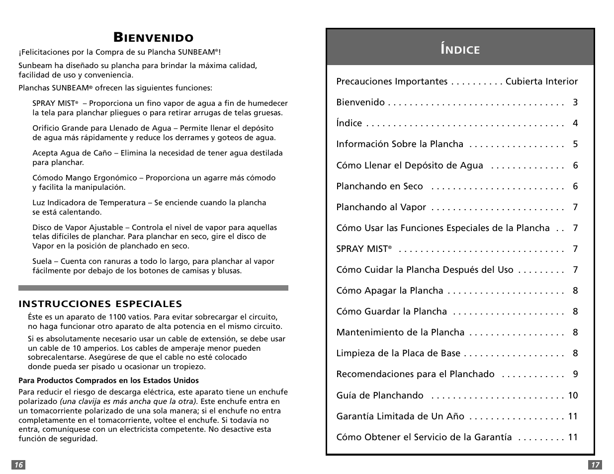 Sunbeam 3980 User Manual | Page 14 / 24