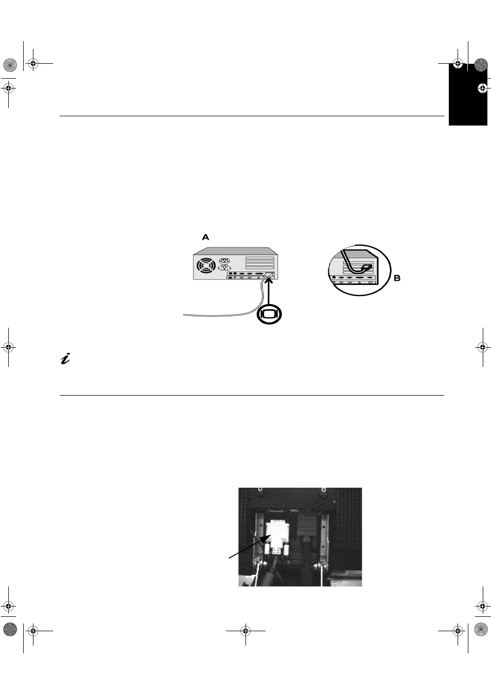 Connecting your monitor for analog, Connecting your monitor for digital | Sunbeam FP5900 User Manual | Page 7 / 32