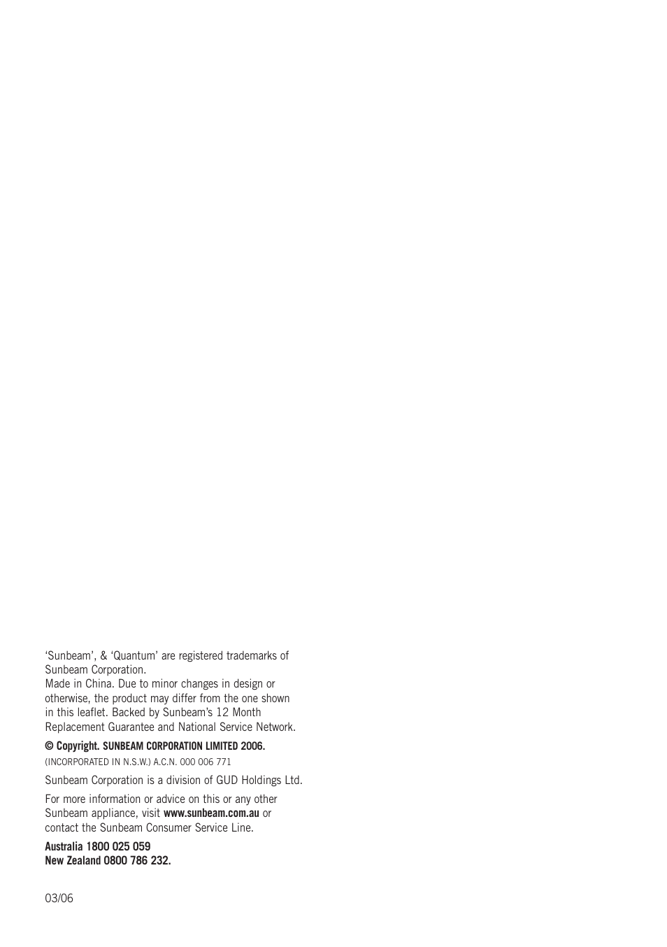 Sunbeam KE6300 User Manual | Page 9 / 10