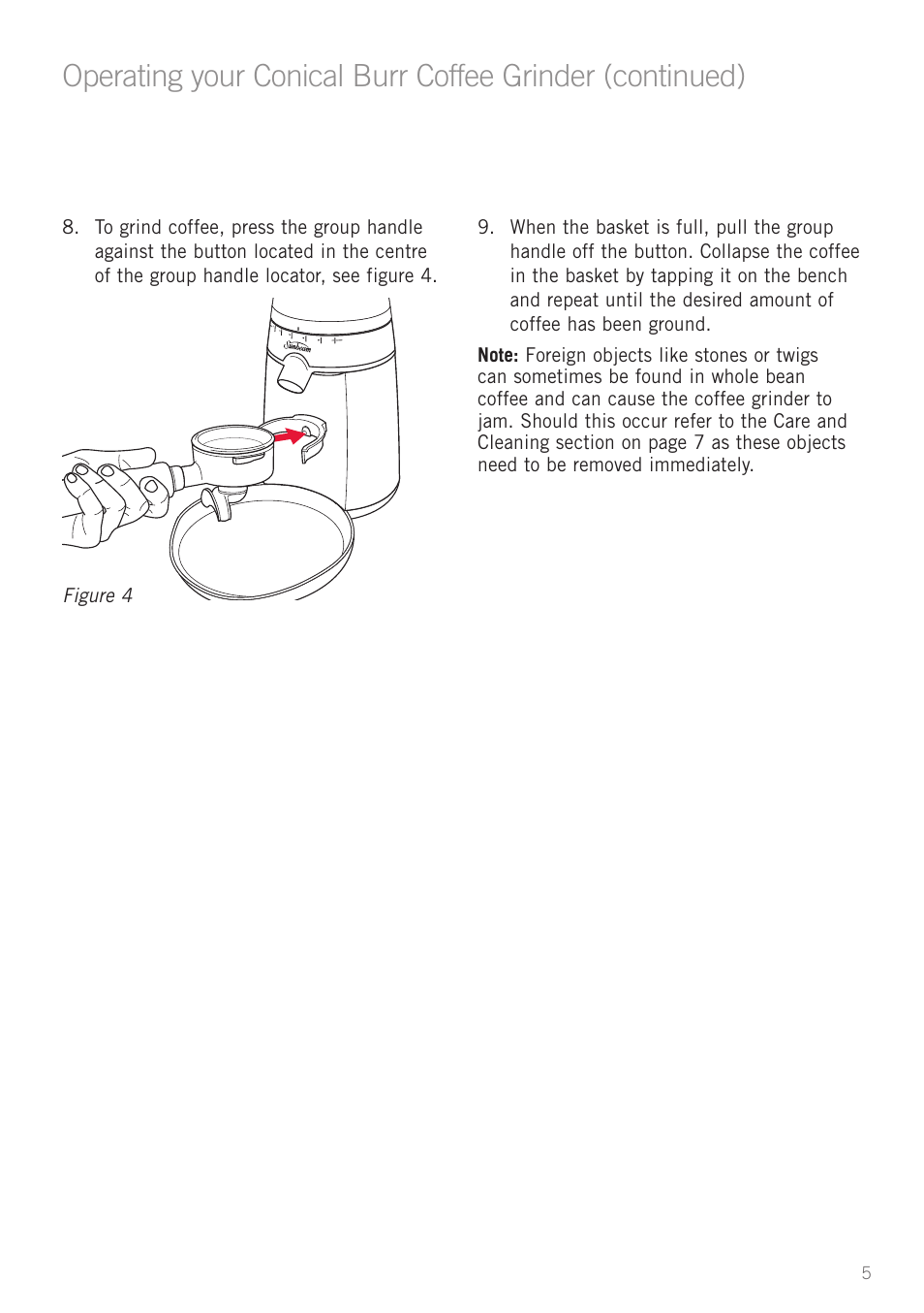 Heading | Sunbeam EM0450 User Manual | Page 7 / 13