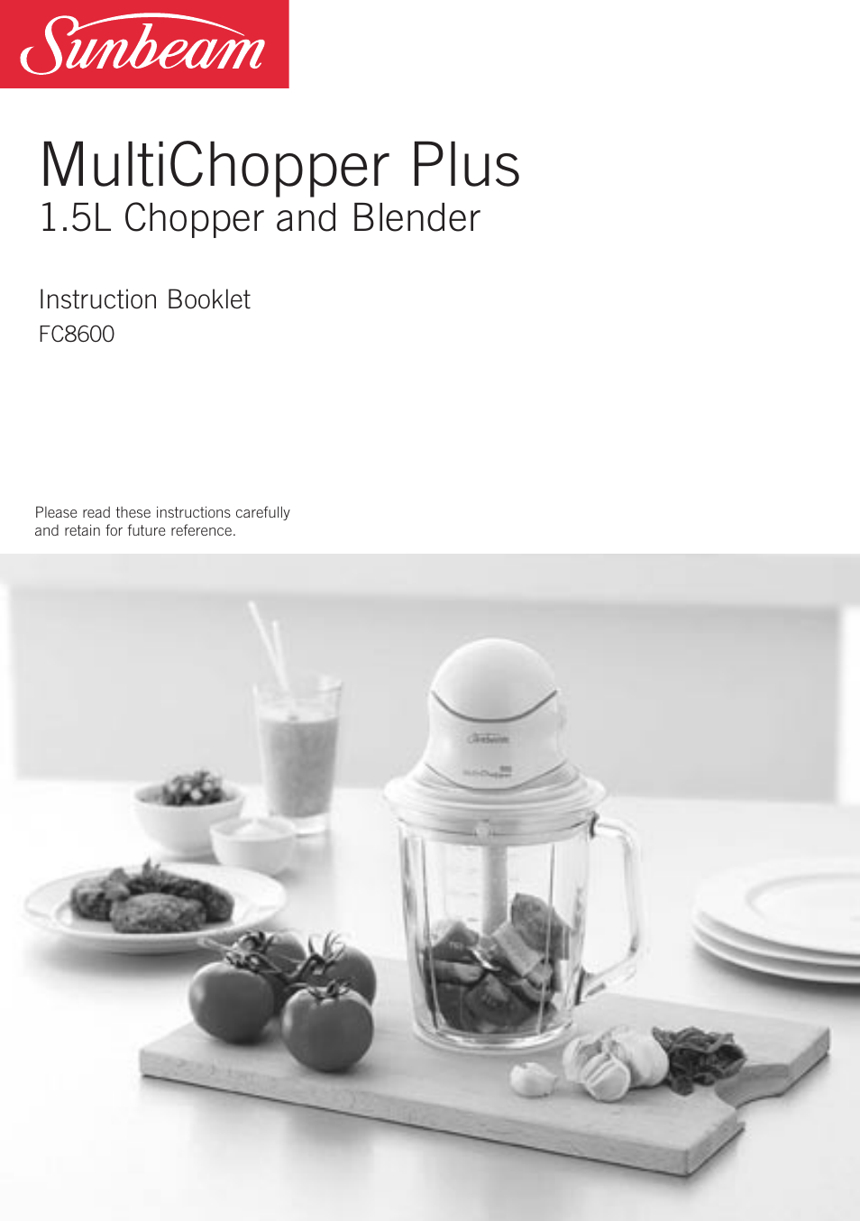 Sunbeam FC8600 User Manual | 20 pages