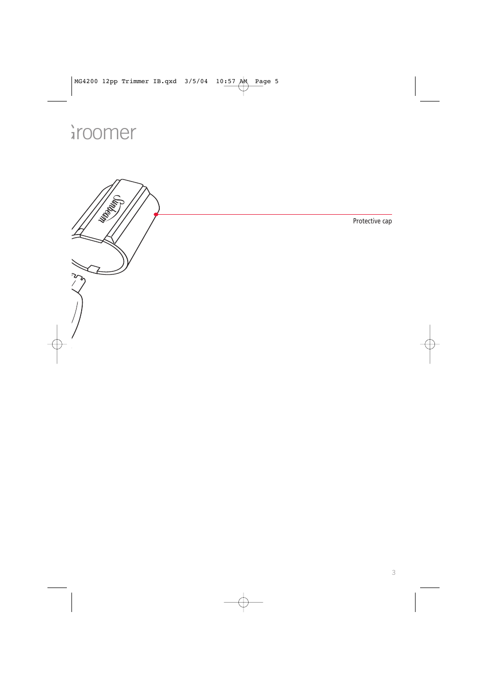 Groomer | Sunbeam MG4200 User Manual | Page 5 / 12